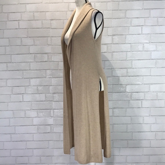 Calypso St. Barth Sweaters - NWT Calypso Camel Cashmere Long Duster Cardigan